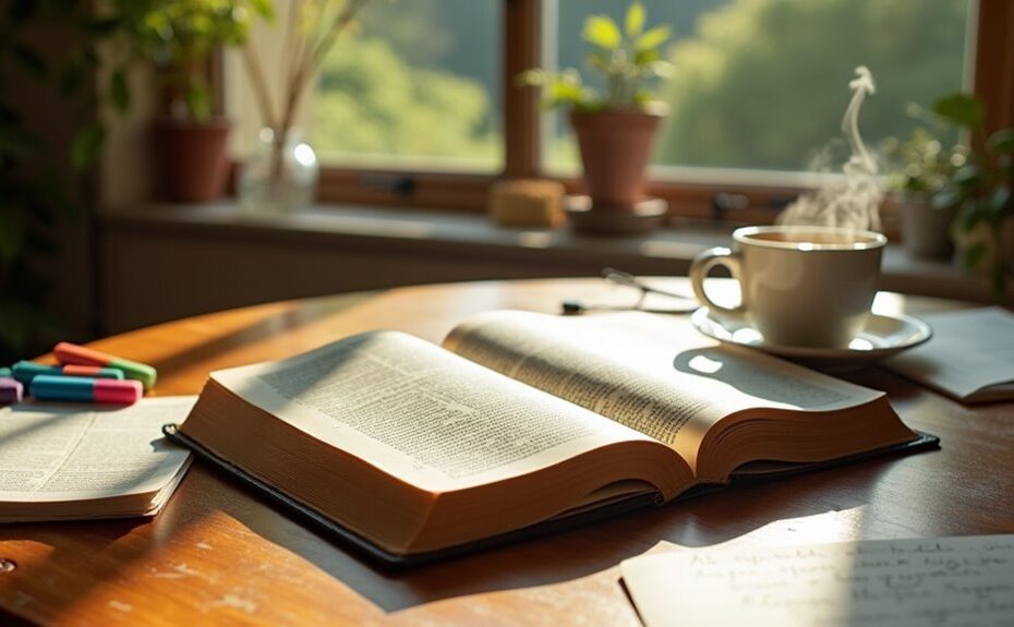 begin studying the bible