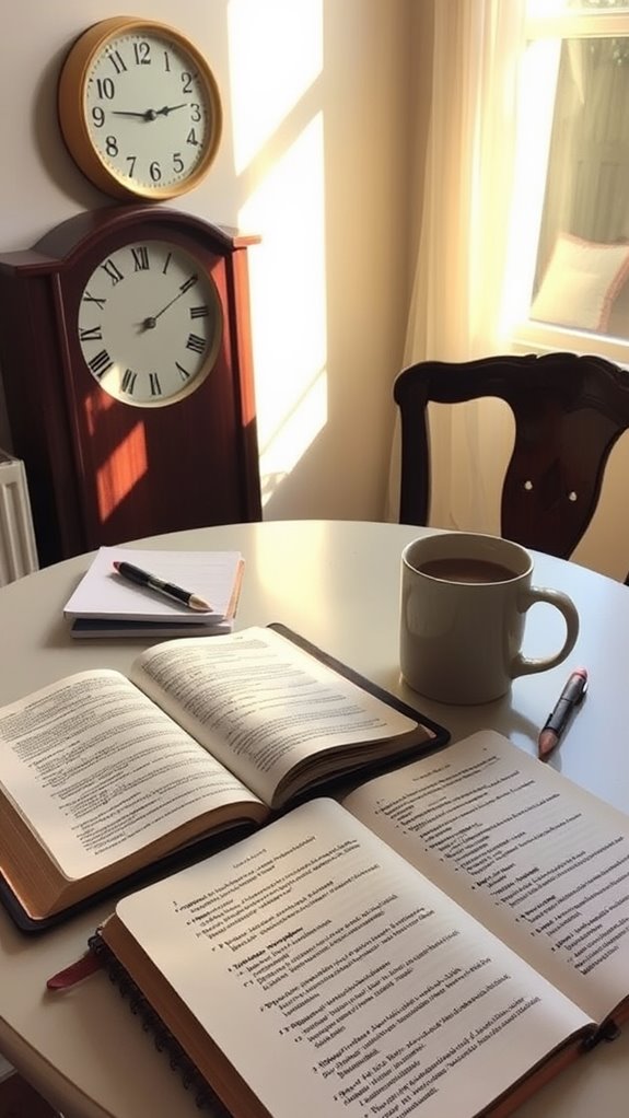 establishing a study routine
